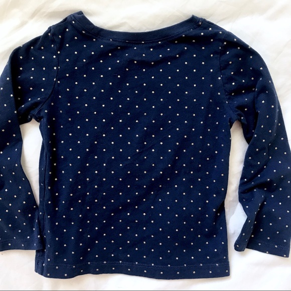 Carter's Toddler Girls Star Print Long Sleeve Tee - Picture 6 of 6